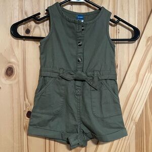 Old Navy Olive Green Baby Romper